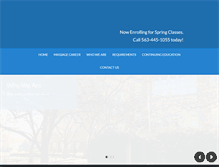 Tablet Screenshot of learntomassage.com
